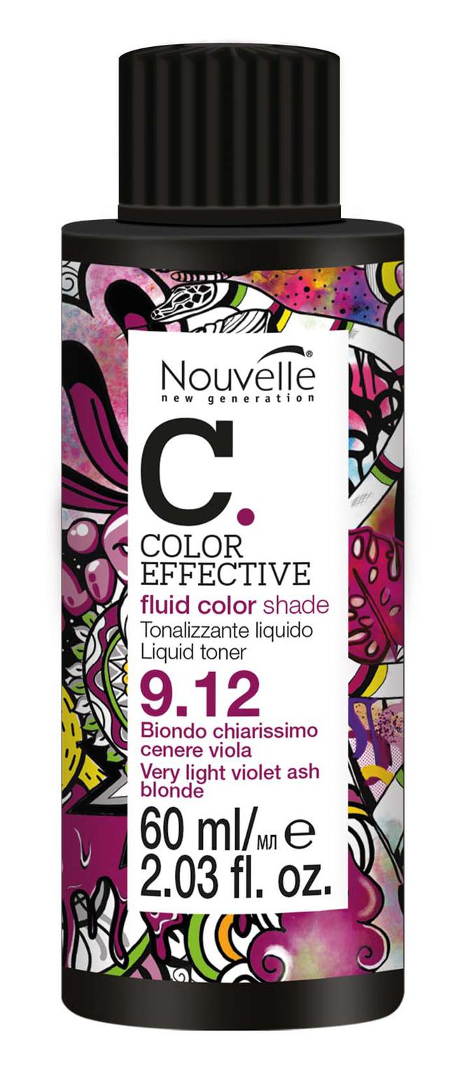 Color fluid. Nouvelle 9.12 тонер. Nouvelle краситель. Краска тонер для волос. Демиперманентный краситель.